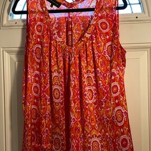 Jones New York Sleeveless Top Size Large